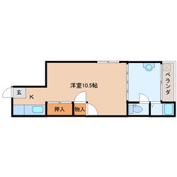 大和西大寺駅 徒歩5分 2階の物件間取画像